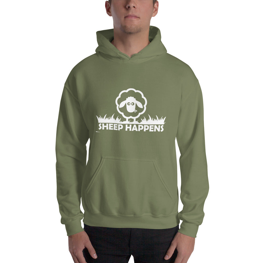 Sheep Happens White Design