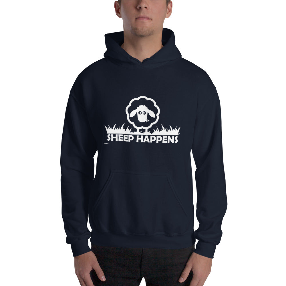 Sheep Happens White Design